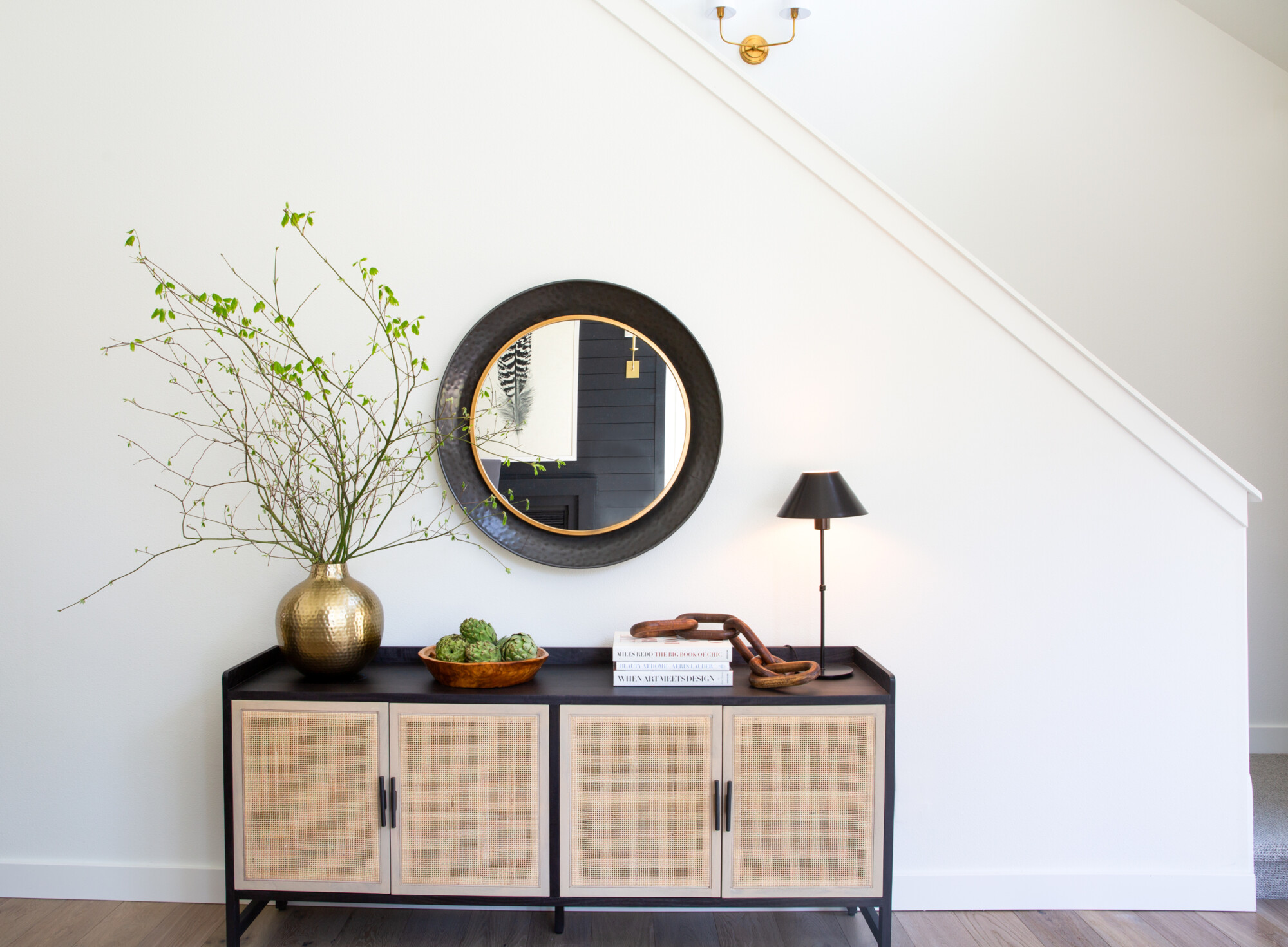 Entryway styling by Clouz Houz