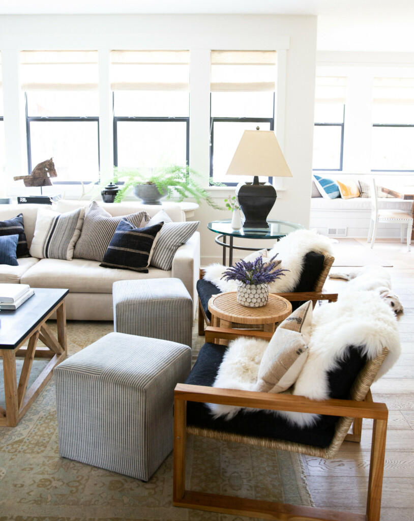 Living Room: How We Layered Textures and Patterns - Interior Design ...