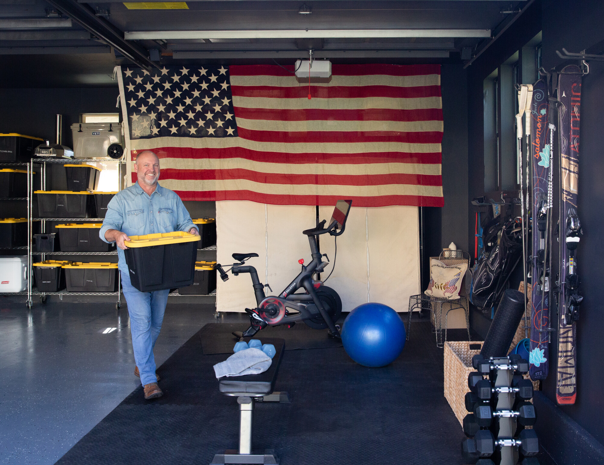Our Garage New Workout Room Clouz Houz