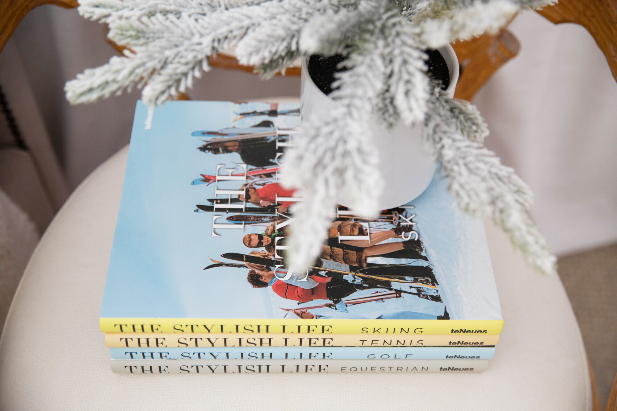 Holiday styling for a guest room