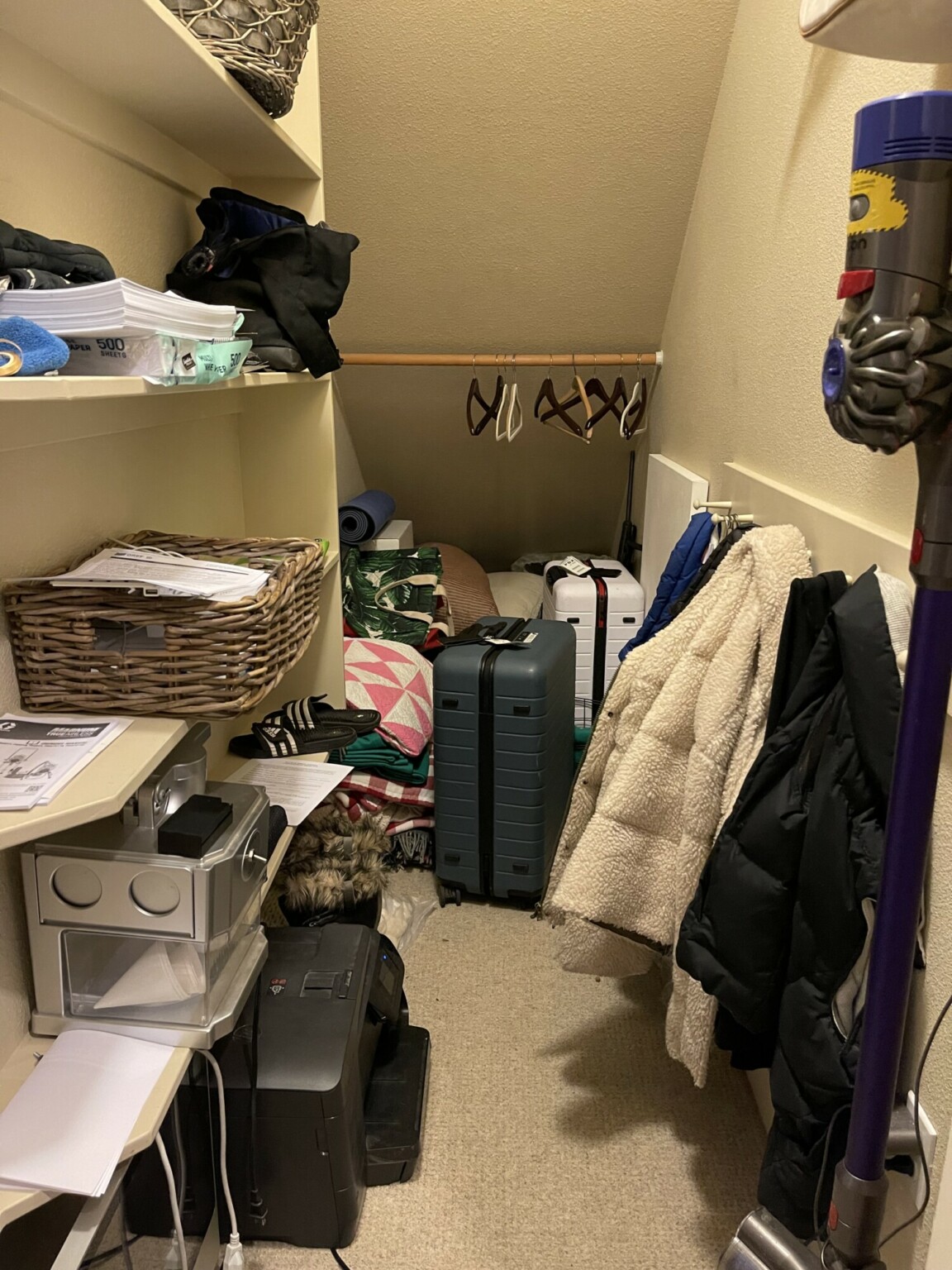 This is How We Turned Our Closet Into An Office - Interior Design Studio in Bend, OR