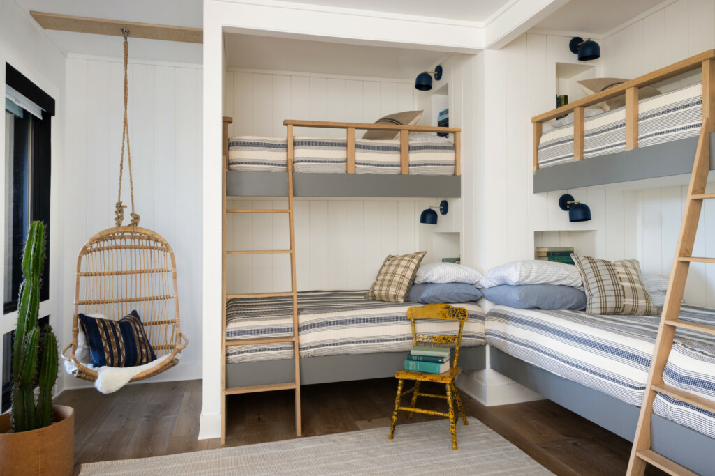 Broken Top But Not Forgot | Bend, Oregon | bunk bed design | kids room | shiplap | hanging chair