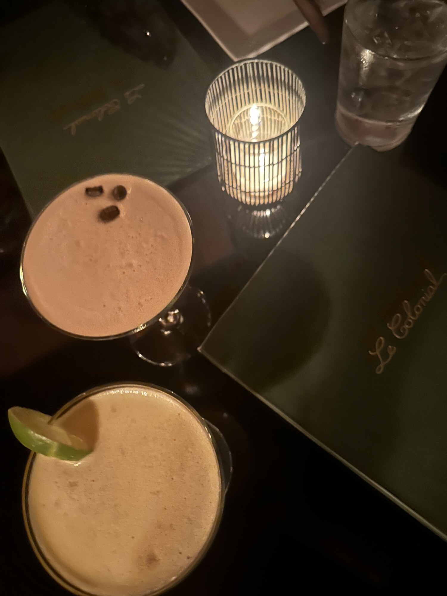 Le Colonial in Chicago for martinis an dessert!
