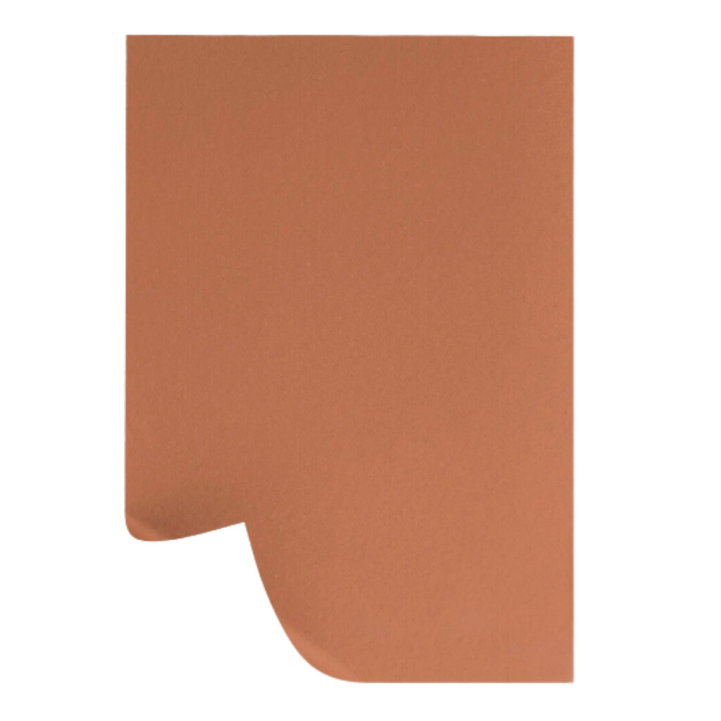 Sherwin-Williams Copper Wire paint color swatch in warm terracotta brown tone
